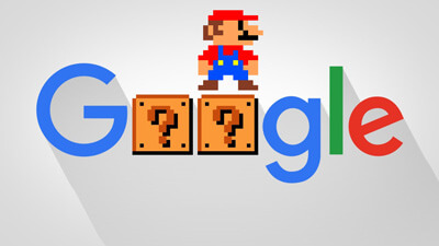 Trứng Phục sinh "Super Mario Bros." của Google