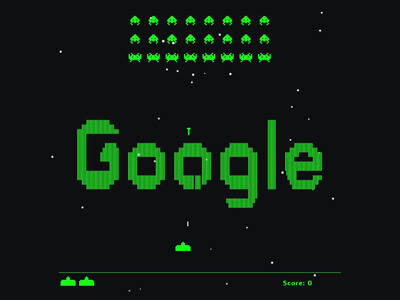 Trò chơi Space Invaders của Google