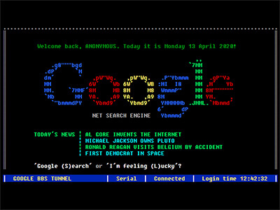 Google Terminal những năm 1980